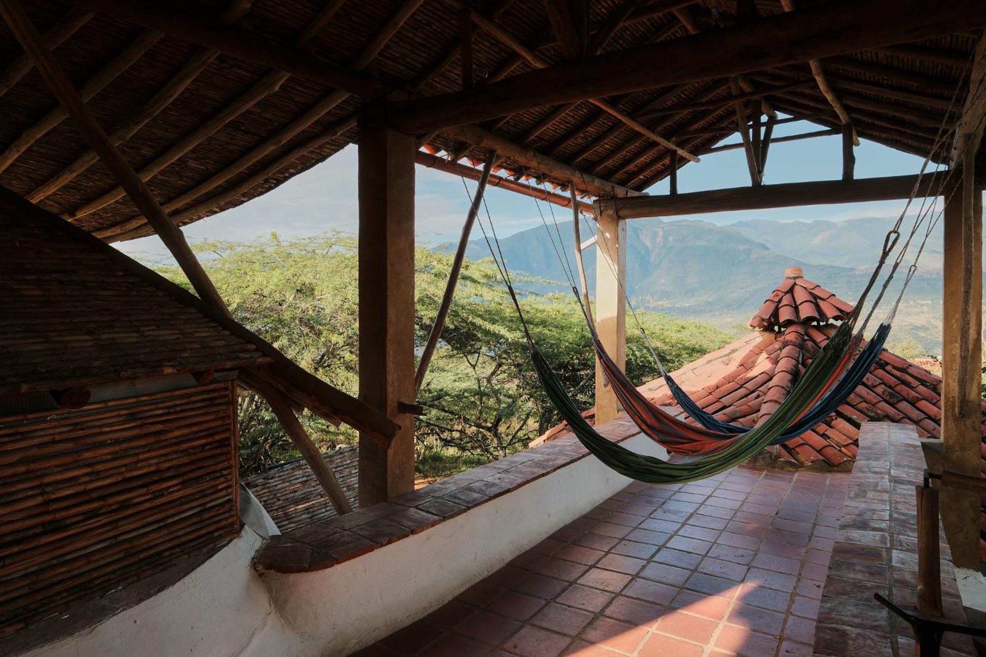 Nomad Hostal - Barichara Buitenkant foto